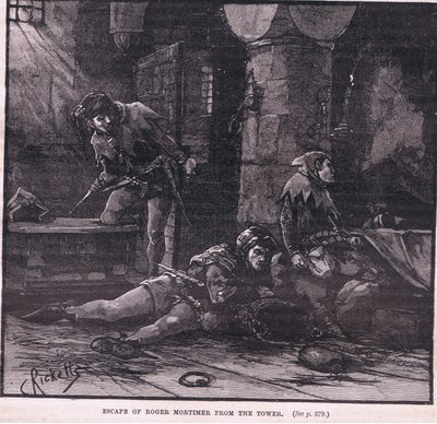 Escape of Roger Mortimer from the Tower AD 1323 by Charles Ricketts